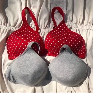 Fruit of the Loom Plus Size 40C Bra 2 pack